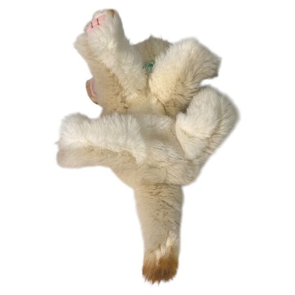 VINTAGE 2001 Tyco DSI Kitty Kitty Kittens rare satin bow Beige Brown Purring Cat - Picture 3 of 4